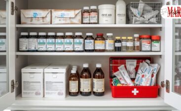 foto per blog armadietto medicinali organizzato